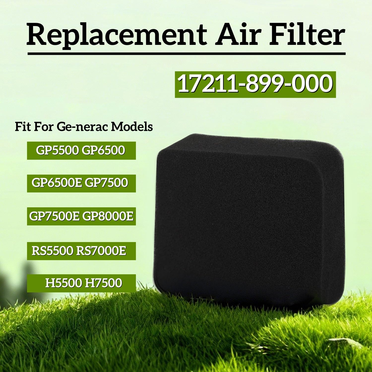 Arpisziv filter dimensions help confirm a precise fit in multiple gensets.