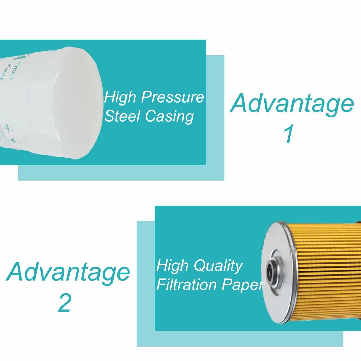 Arpisziv oil filter compatible with L-series tractors for routine replacement.
