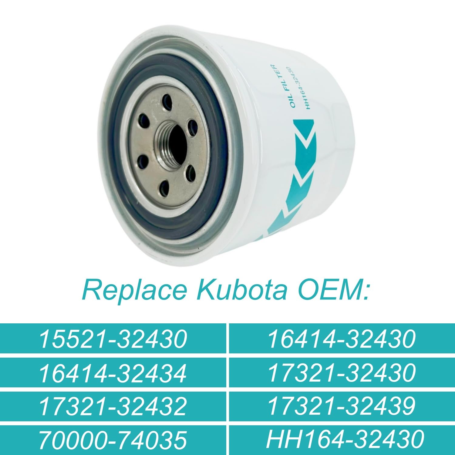 Arpisziv OEM replacement 15521-32430 facilitates simple swaps.