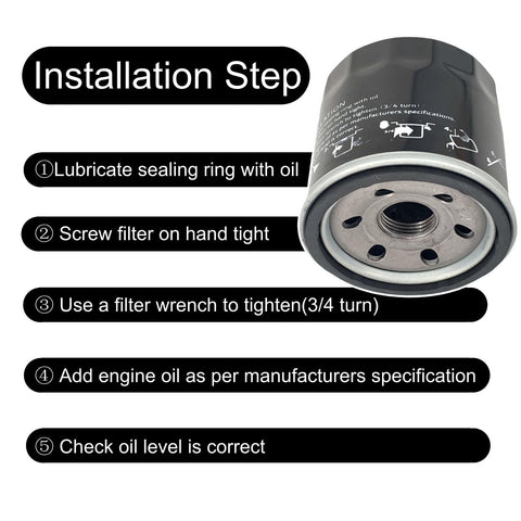 Arpisziv oil filter easy installation for maintenance tasks.