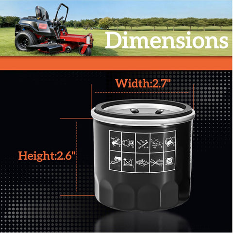 Arpisziv oil filter package includes one filter for replacement.