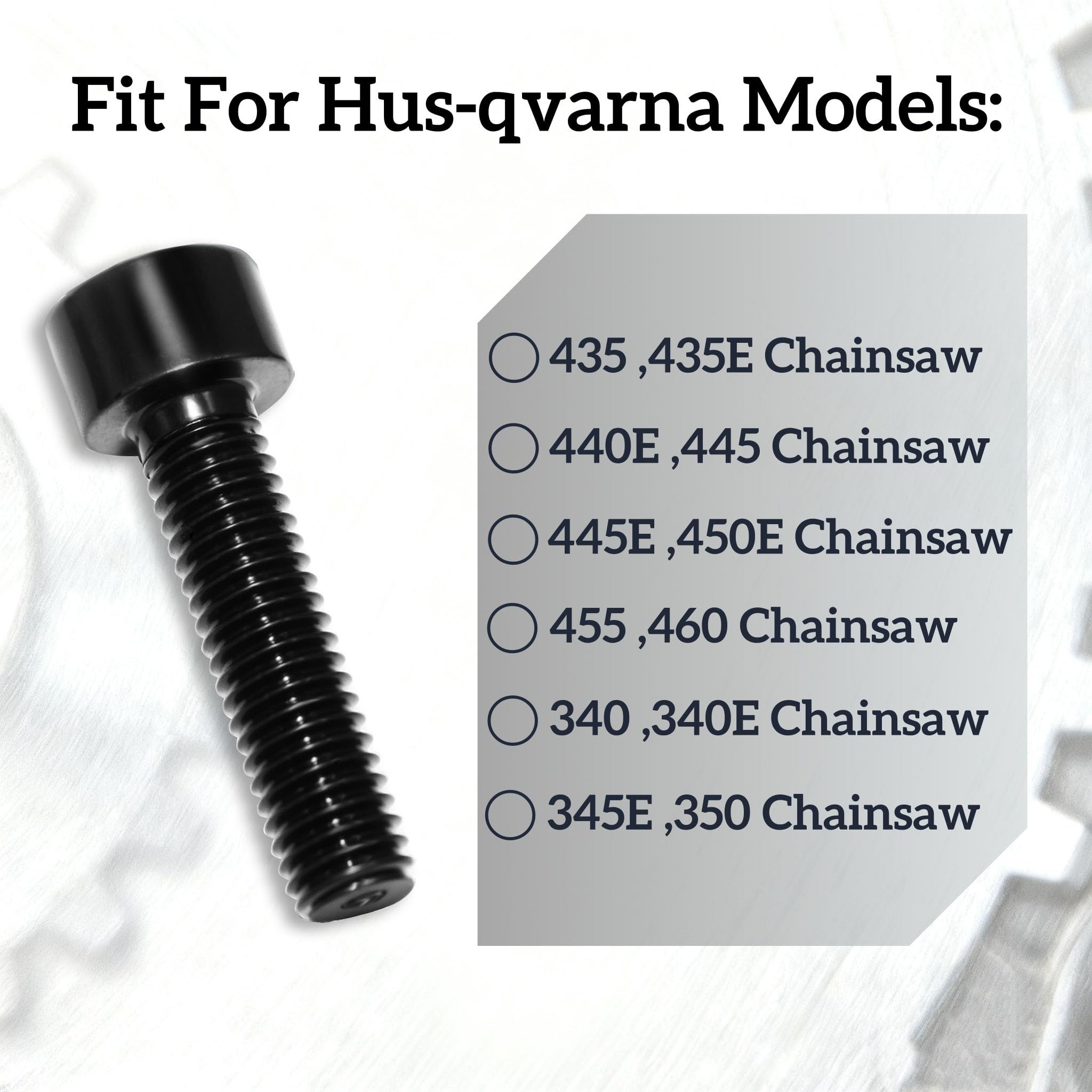 Arpisziv screws Jon-sered-compatibility list confirms wide model coverage.