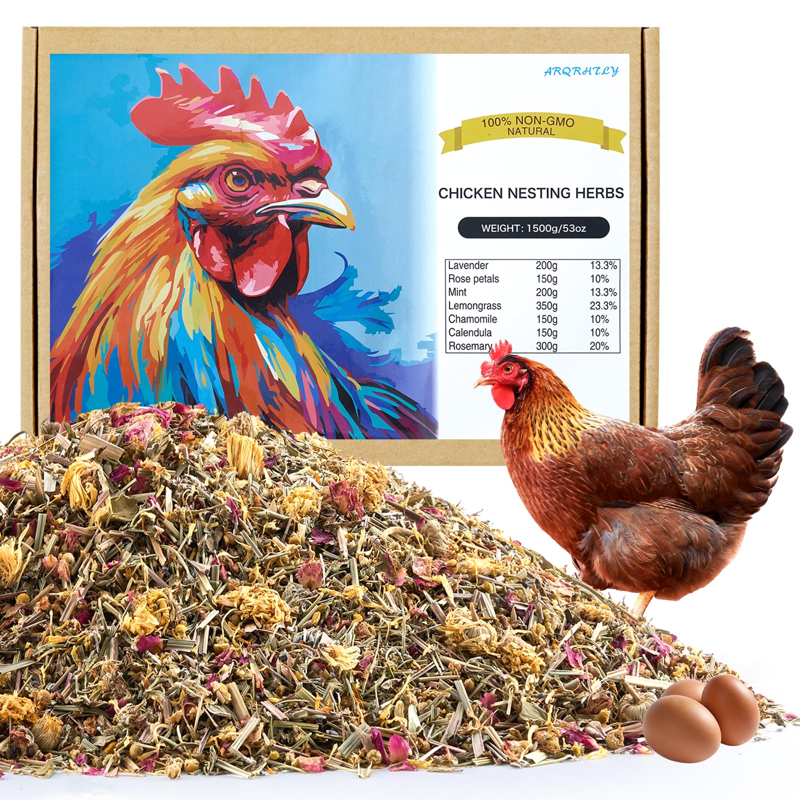 ARQRHTLY pine-shavings-friendly-use safe to apply without clumping.