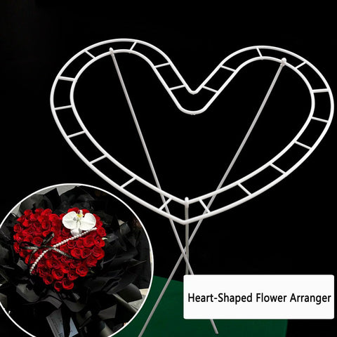 ArrErr Floral cage rose stem holder showcases stems with secure, decorative framing.
