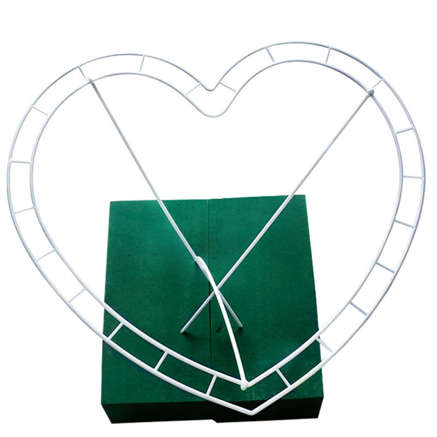 ArrErr Heart Flower Arranger branch-35cm offers versatile height for dynamic displays.