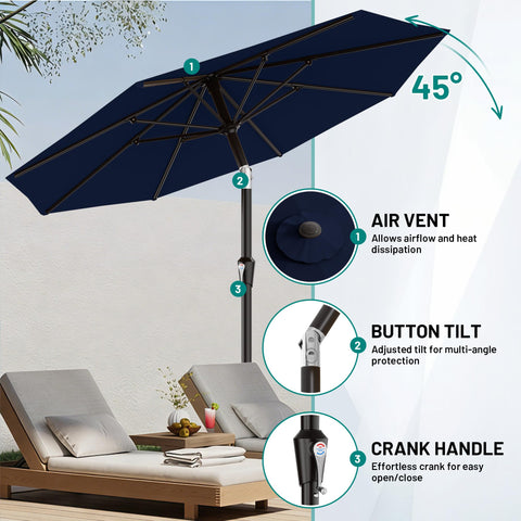 AreShark double-layer vent design promotes airflow for stability in breezes.