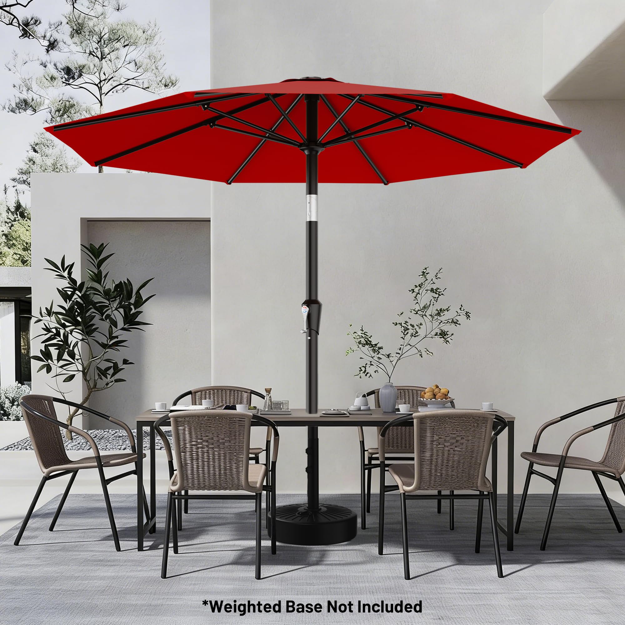 Water and UV resistant canopy shields you from sun.