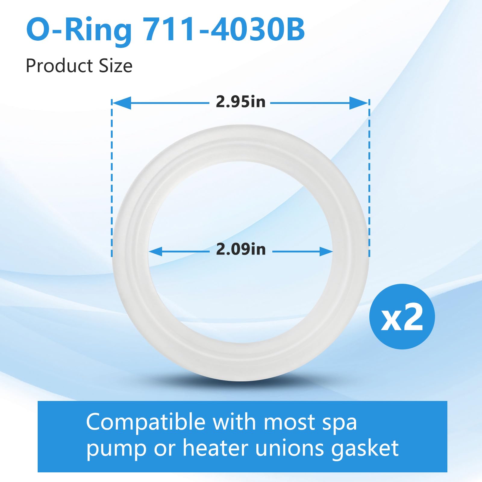 ArrogantF Balboa 2-inch spa heater gasket set demonstrates easy upgrade for secure connections