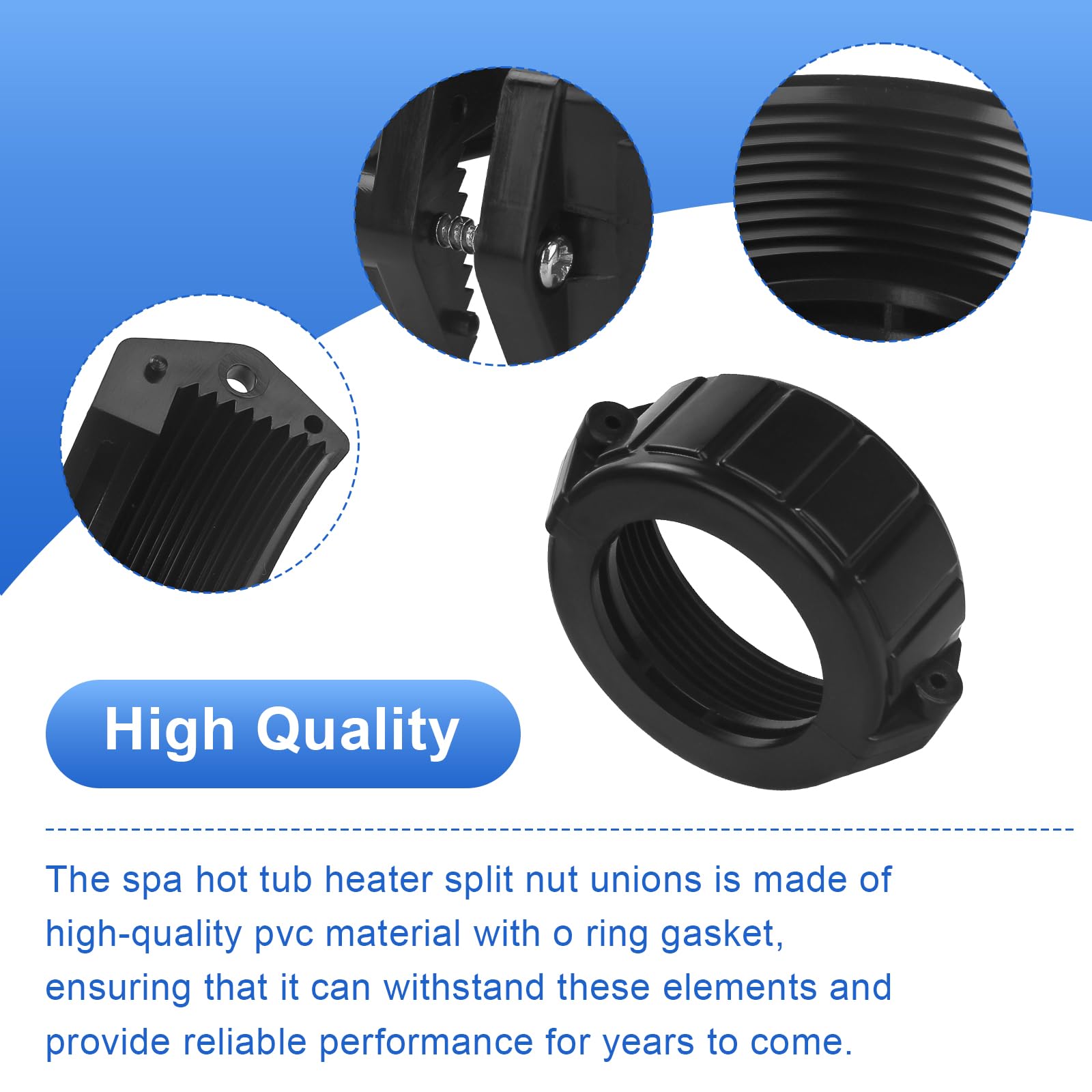 ArrogantF Balboa compatible heater split-nut replacement for spa maintenance.