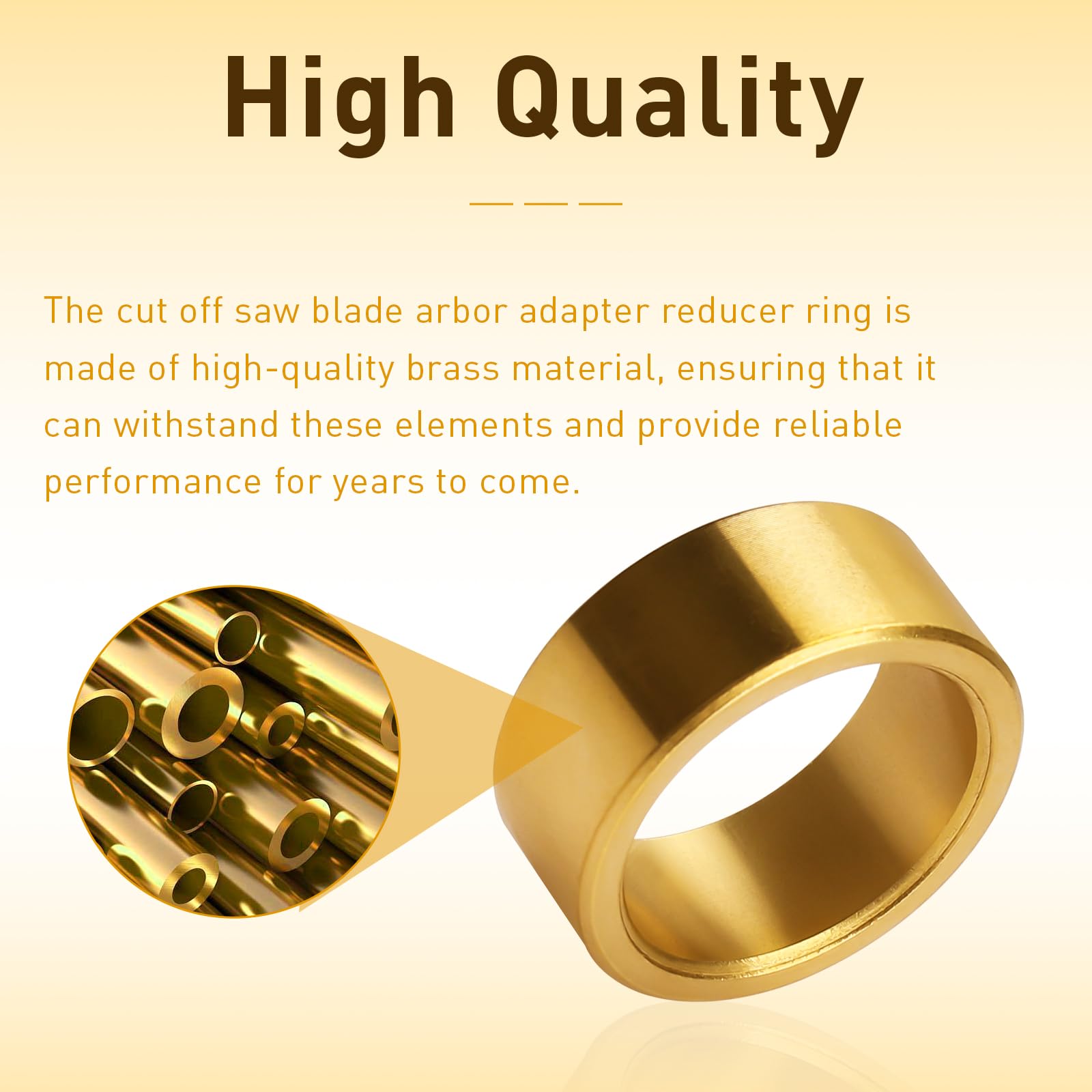 Brass hardware kit included with ArrogantF reducer ring for durable, easy mounting.