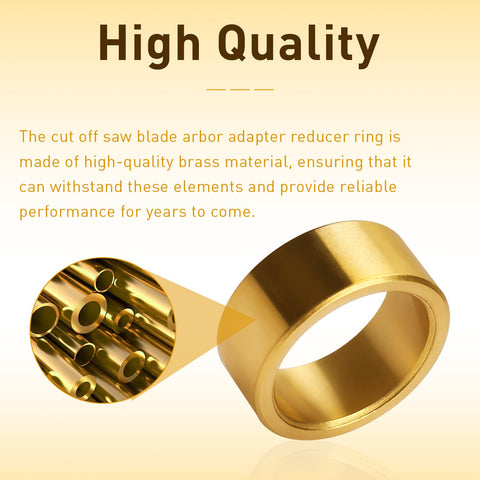 Brass hardware kit included with ArrogantF reducer ring for durable, easy mounting.
