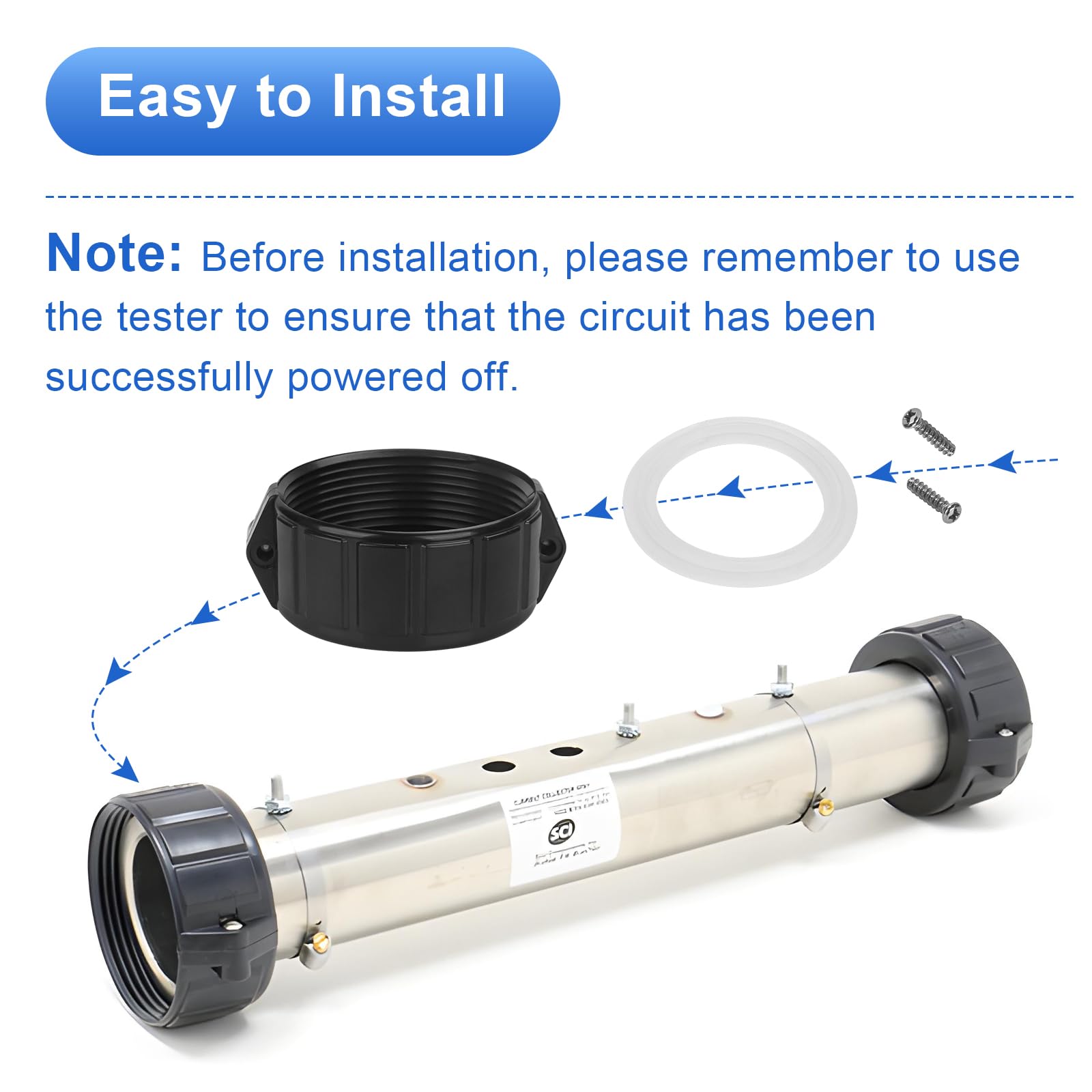 ArrogantF hot tub parts kit for quick spa pump union repairs.