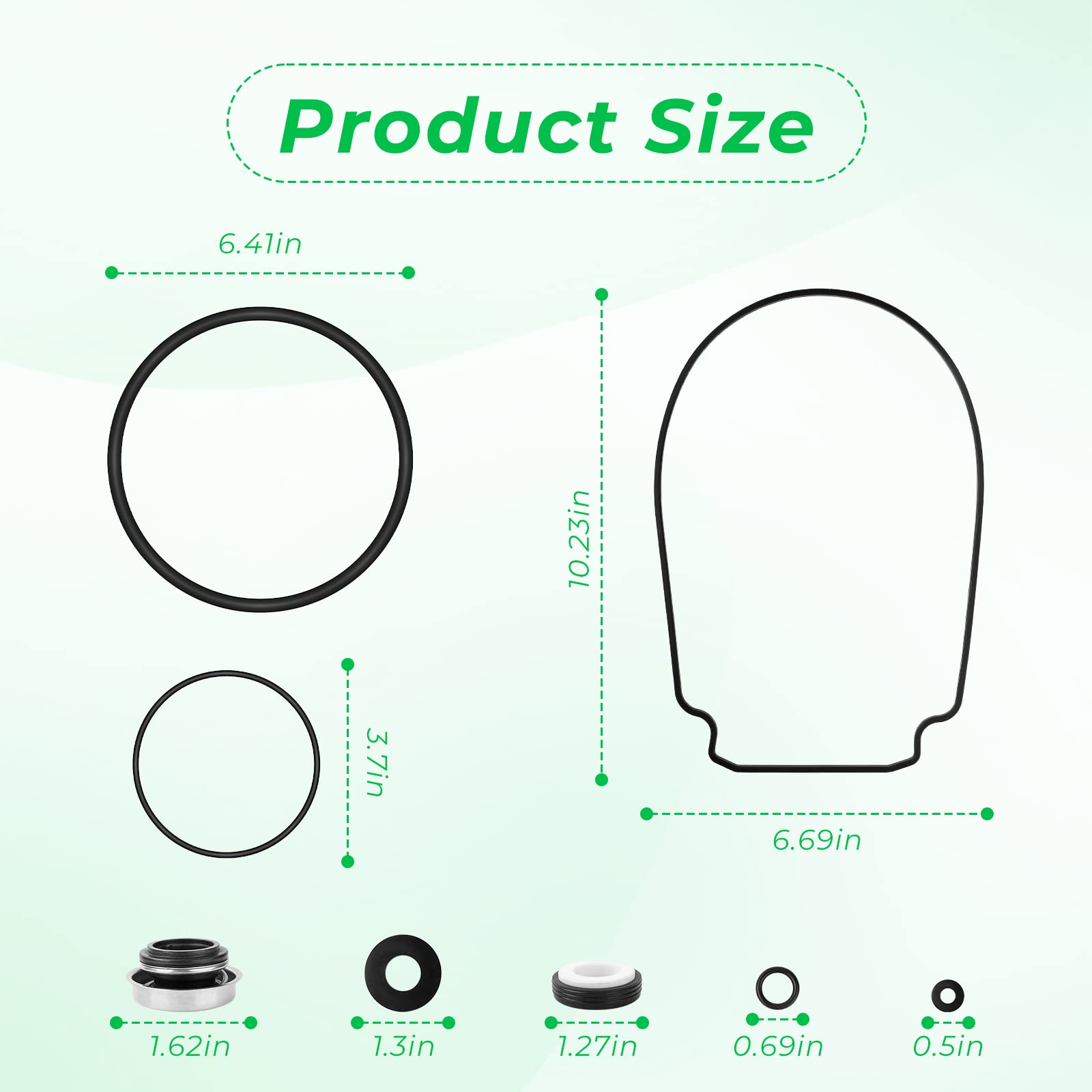 ArrogantF impeller gasket replacement kit simplifies Pentair pump maintenance.