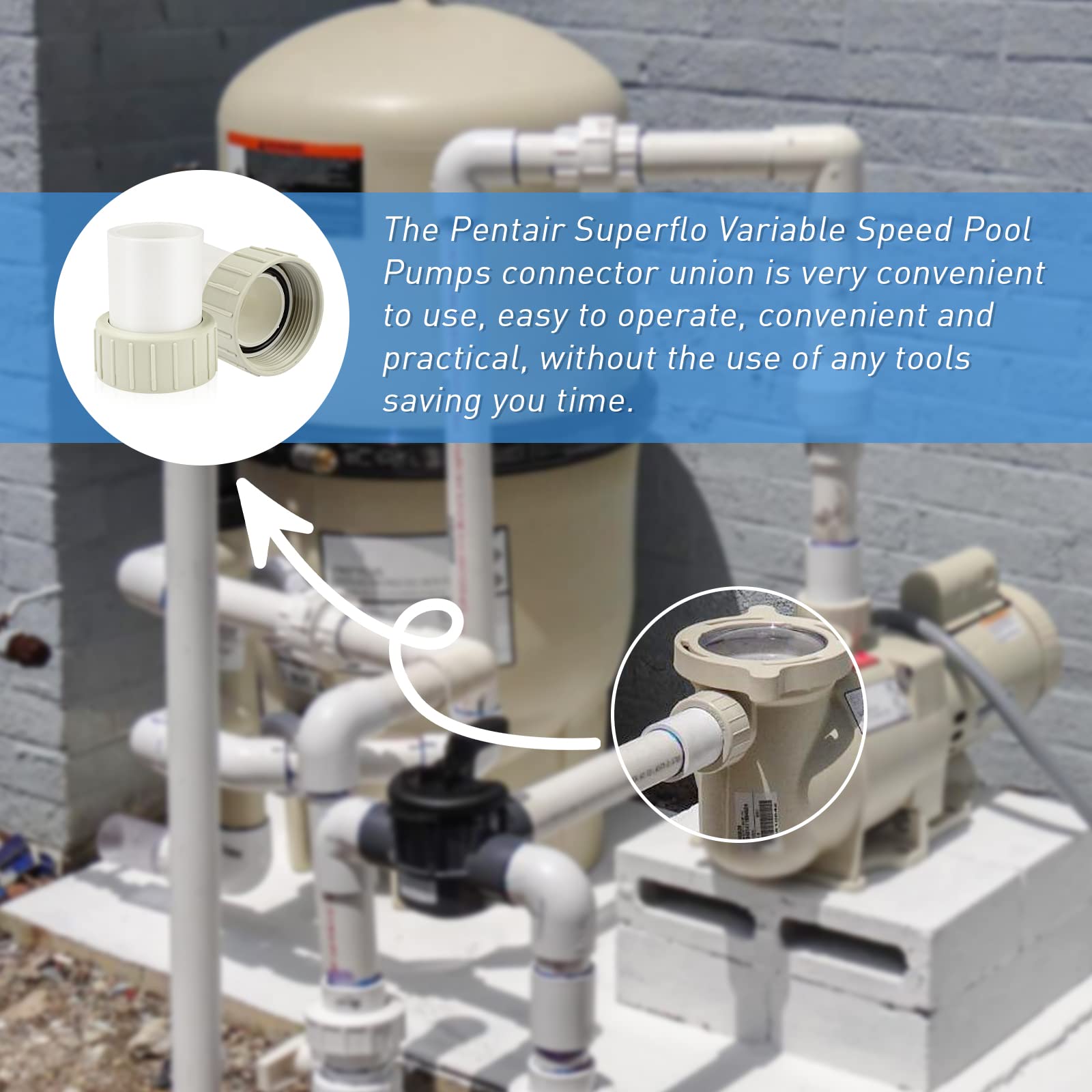 ArrogantF compact kit highlights 1-1/2 inch internal slip by 2 inch external slip sizes.