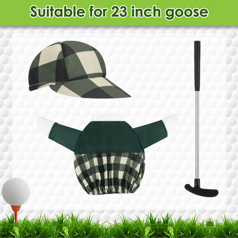 Arrowbash golf club accessory enhances the goose costume for outdoor decor.