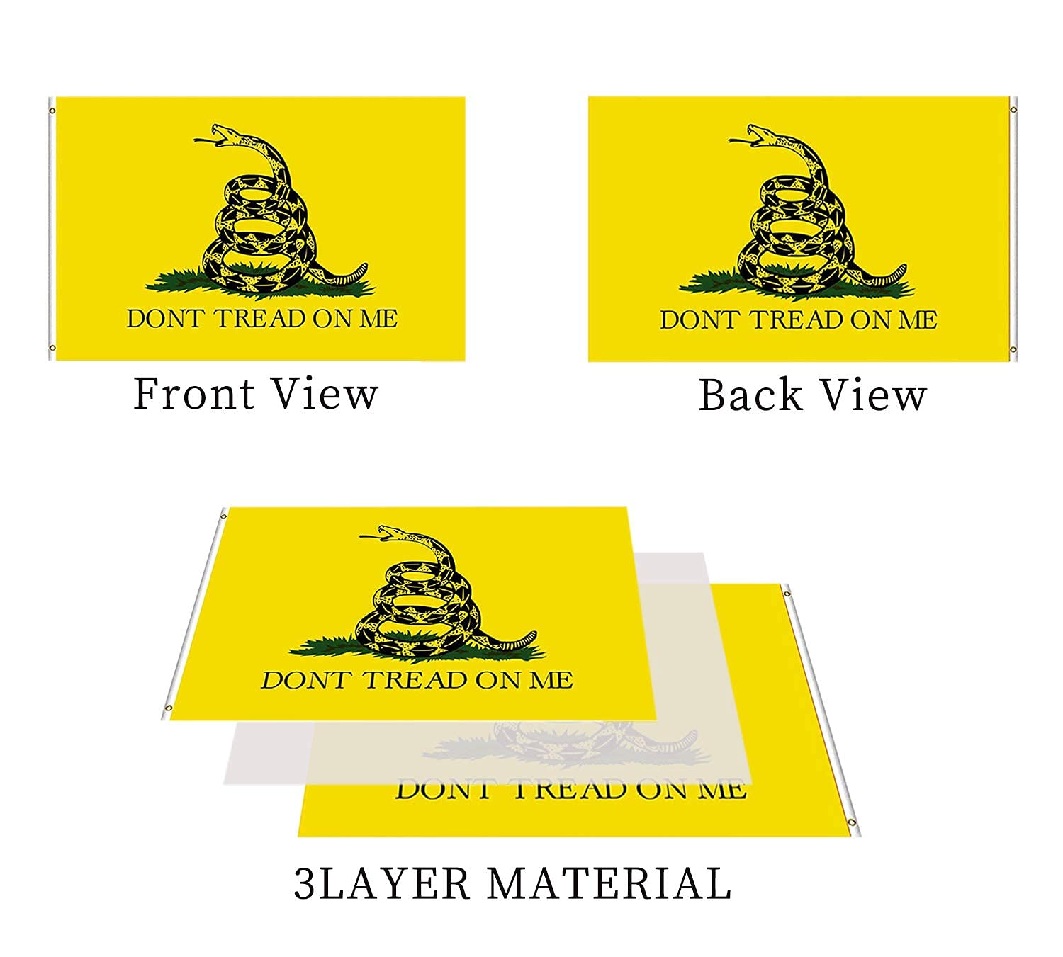 ARSOF 3-ply polyester flag with UV-resistant ink stays vivid outdoors.