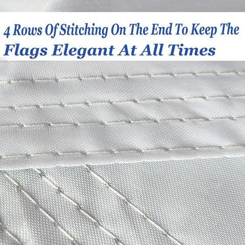 ARSOF 3x5 flag uses UV-fast inks for lasting color.
