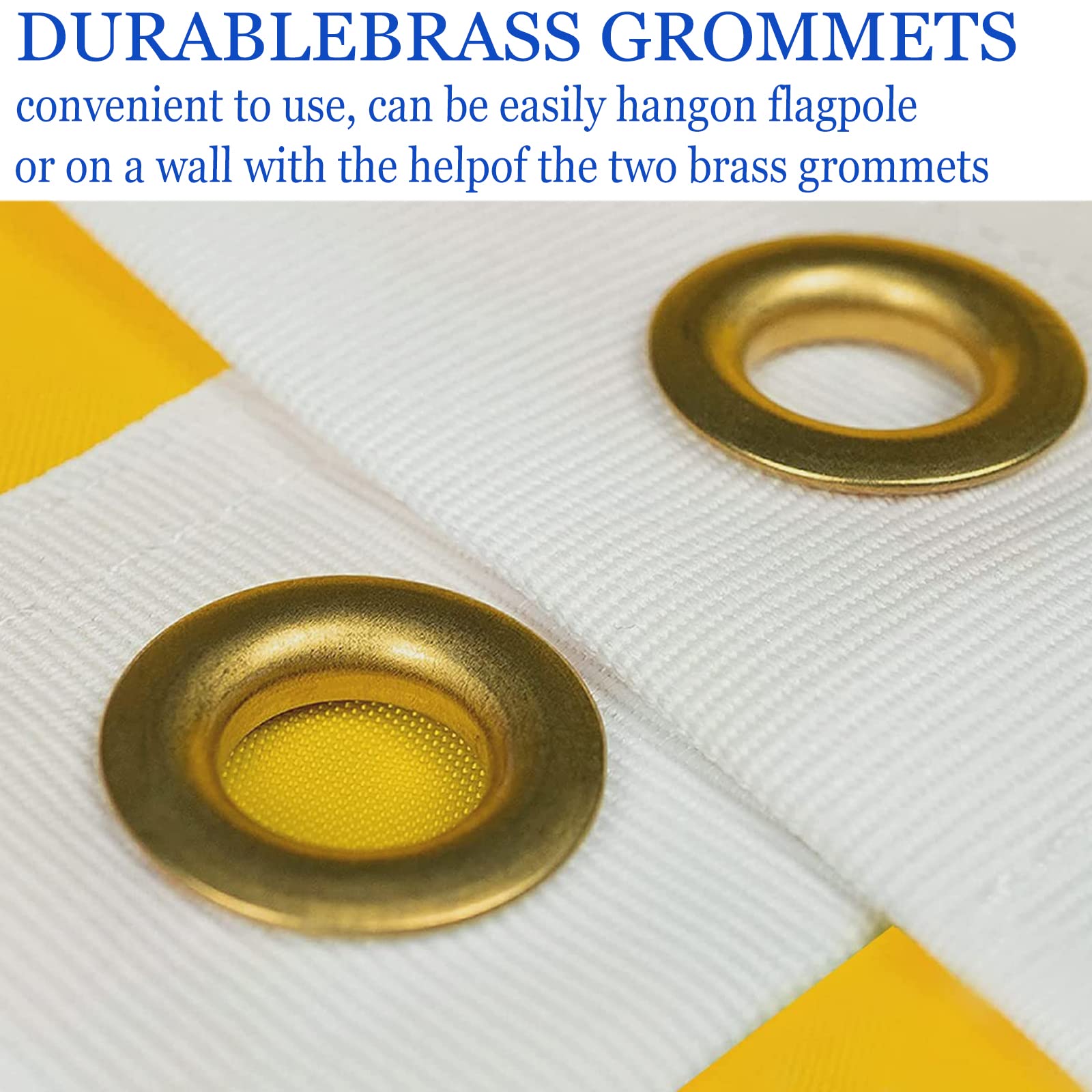 ARSOF Don't Tread On Me flag brass grommets simplify hanging