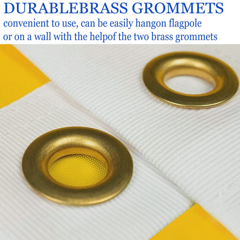 ARSOF Don't Tread On Me flag brass grommets simplify hanging