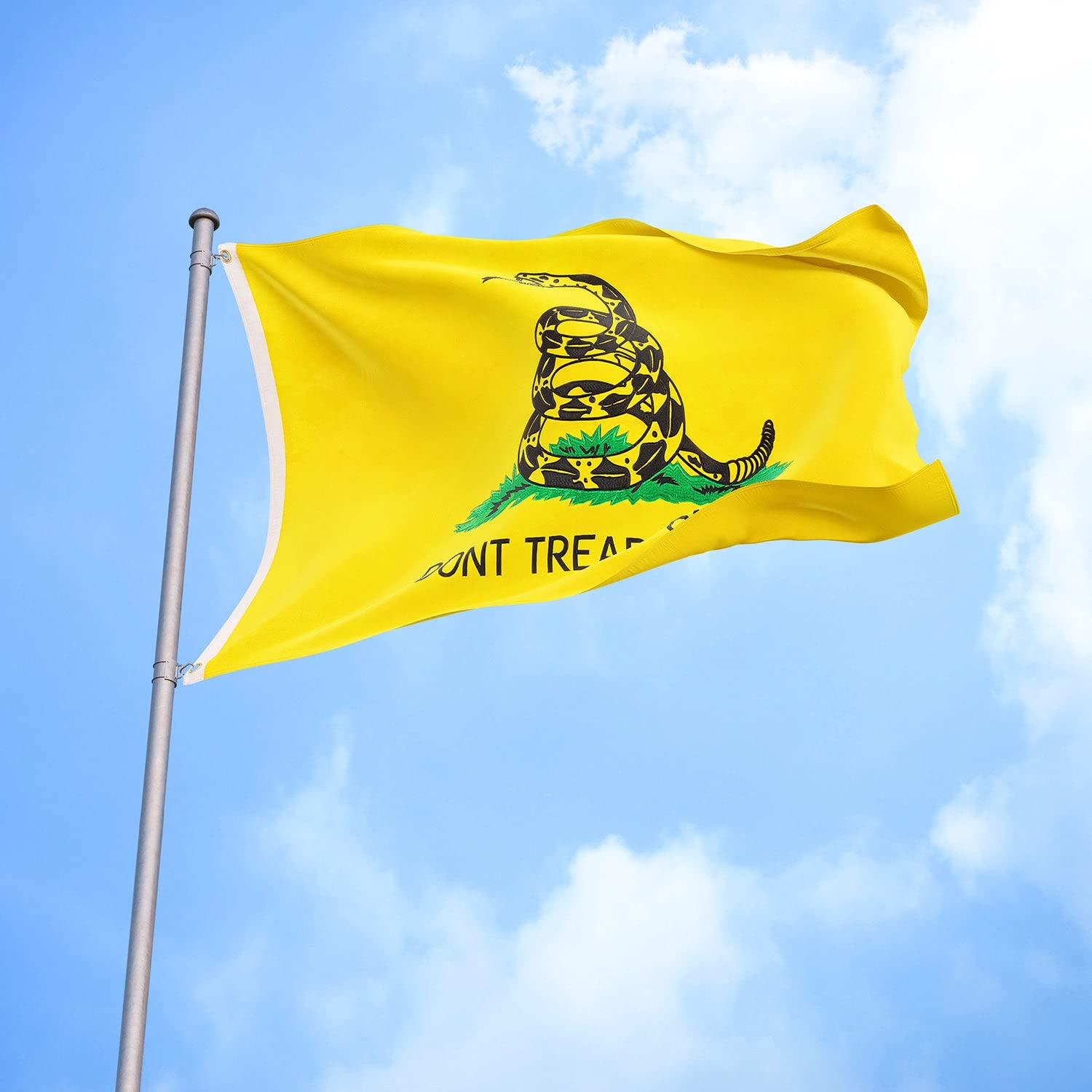 ARSOF Don't Tread On Me flag embroidery on the back displays symmetry and craftsmanship