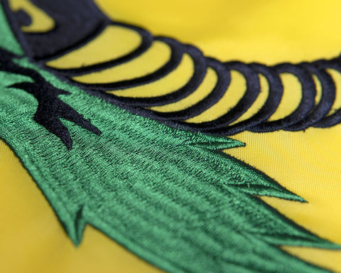 ARSOF Don't Tread On Me flag heavy-duty header enables secure mounting