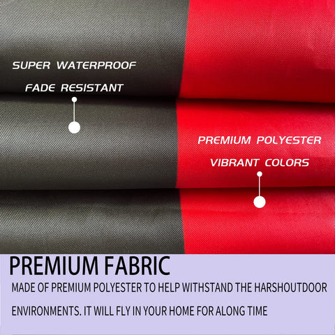 ARSOF flag with vibrant fade-proof colors staying bright in sunlight