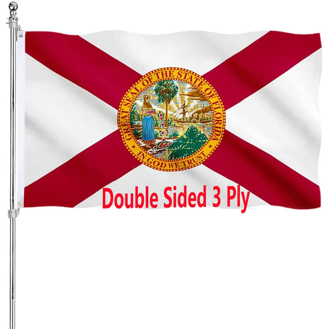 ARSOF Florida flag 3x5 double-sided for outdoor visibility on both sides.