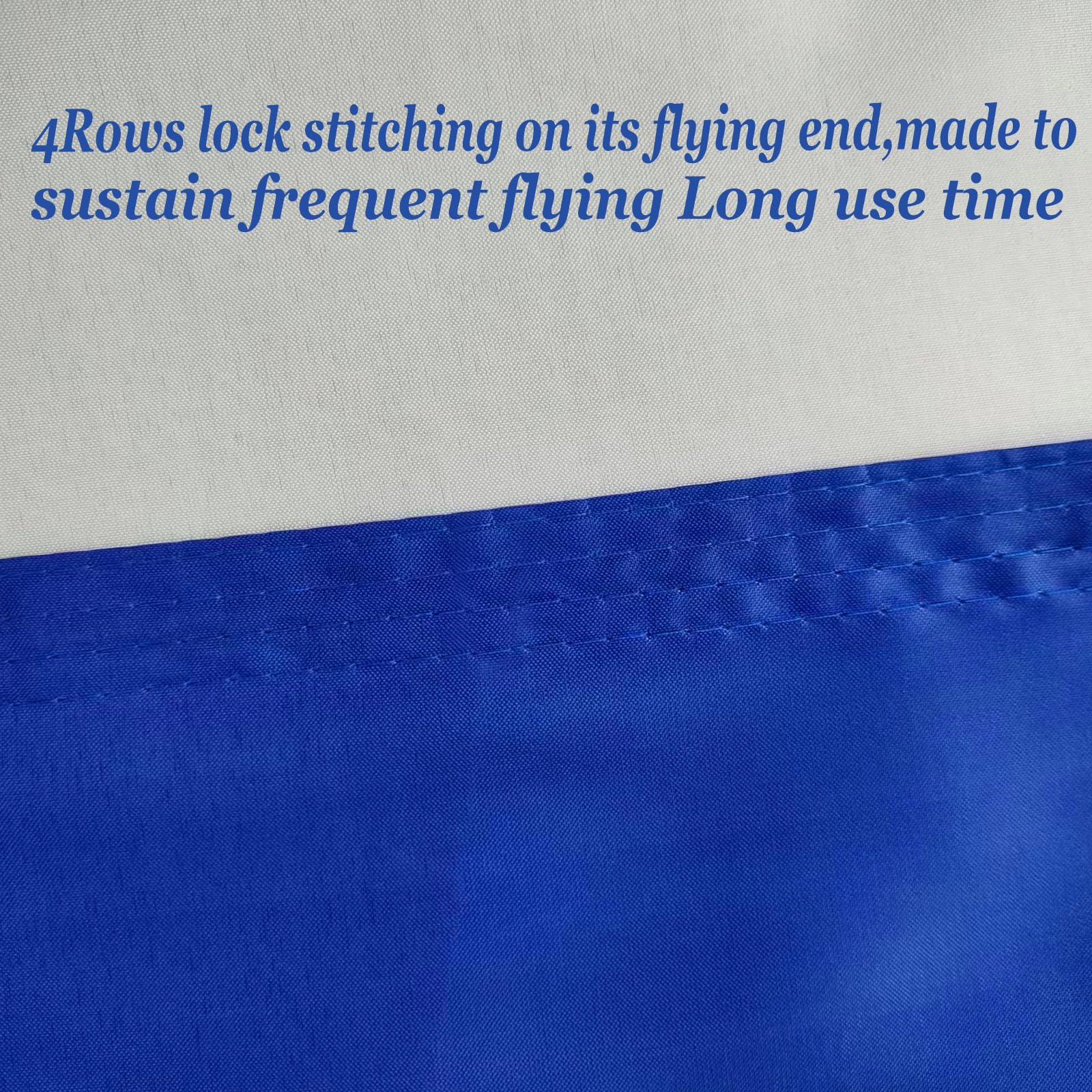 ARSOF flag featuring two brass grommets for reliable hanging on boats or fences.