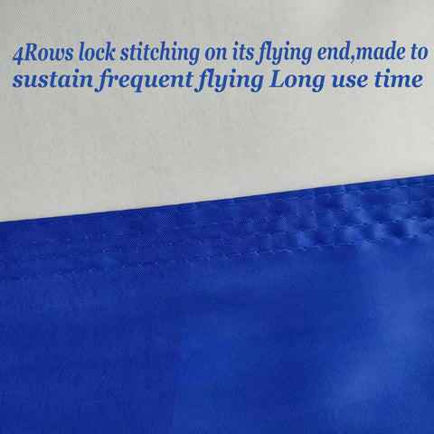 ARSOF flag featuring two brass grommets for reliable hanging on boats or fences.