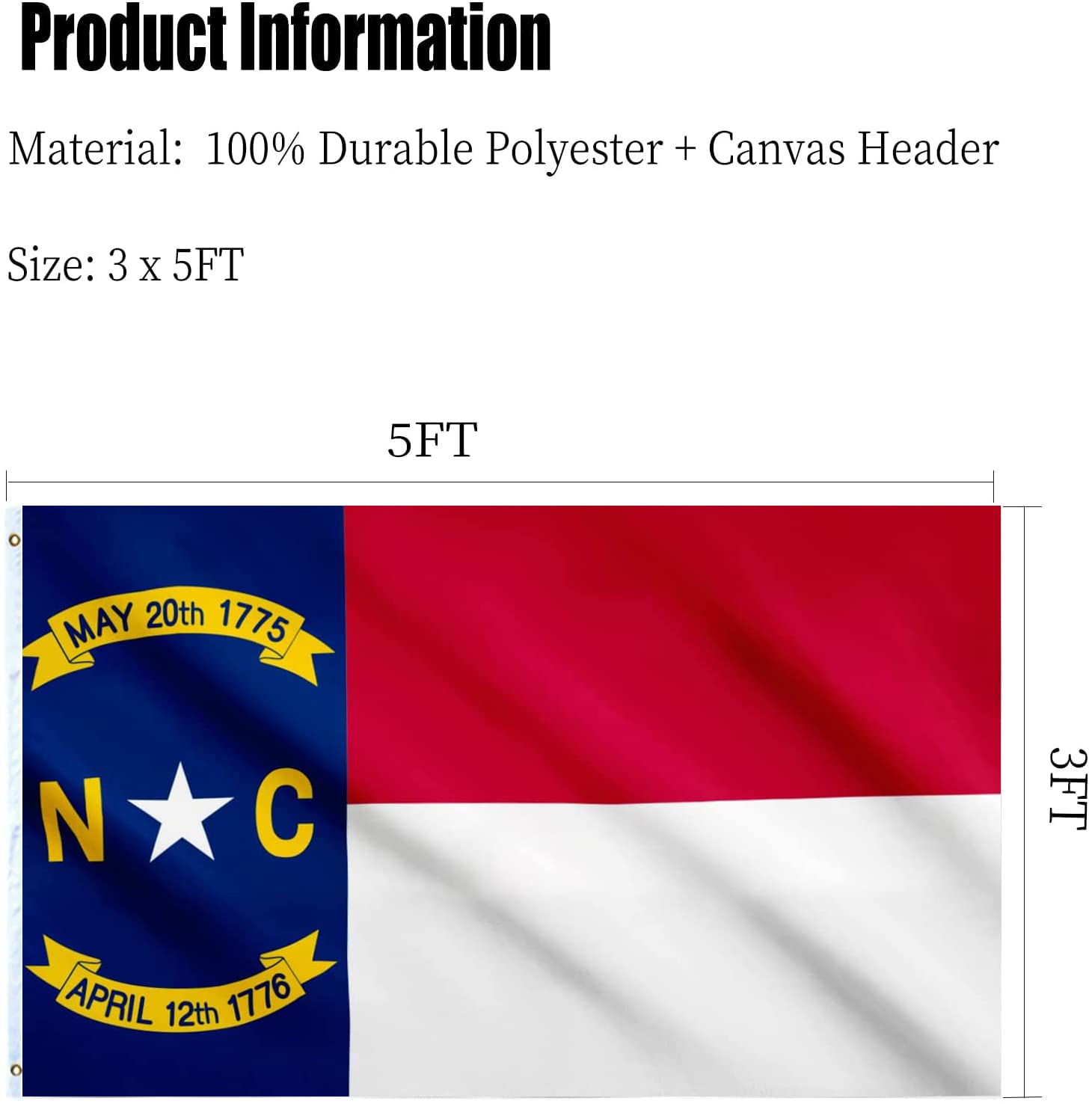 ARSOF North Carolina flag makes a thoughtful gift for family and friends