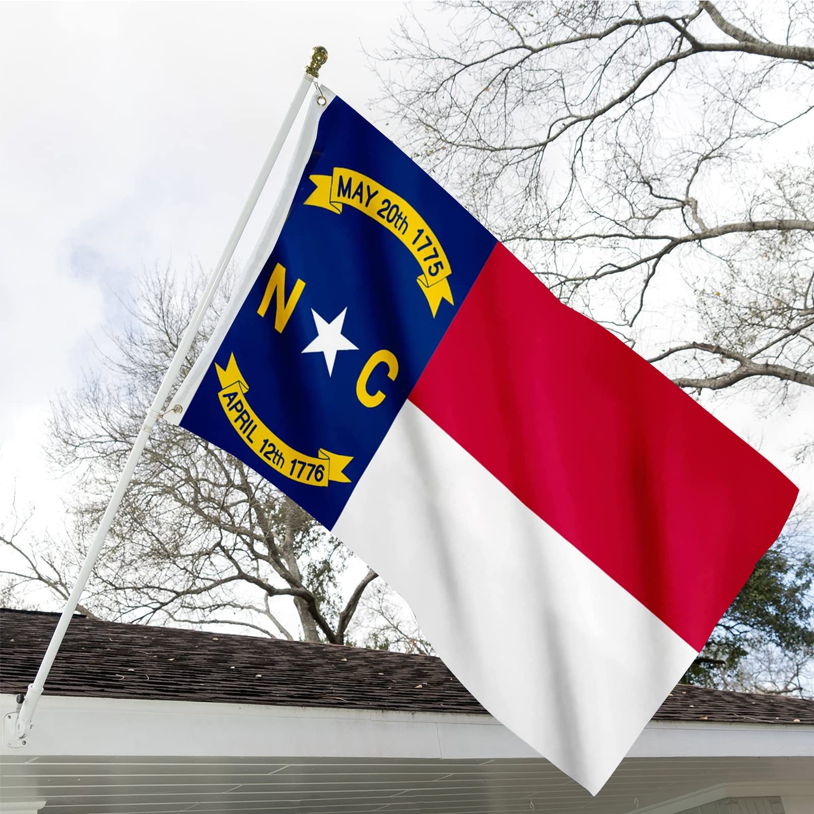 ARSOF NC flag vivid color fade-proof maintains brightness over time