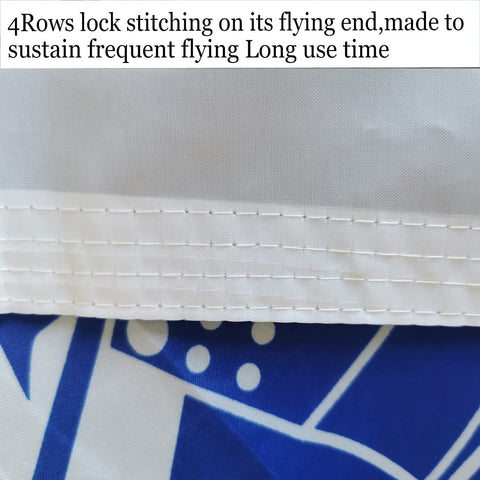 ARSOF flag with reinforced triple-stitching on edges