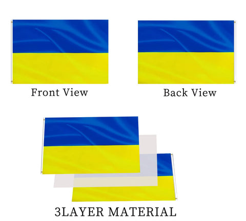 ARSOF flag double-sided fabric emphasizes full color with a middle layer for durability.
