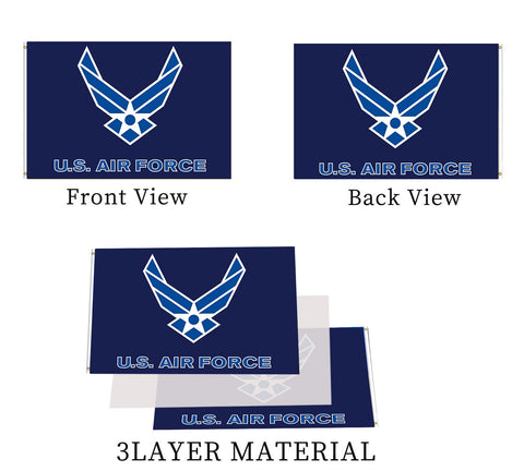 ARSOF US Air Force Wings Flag made with oxford fabric for lasting durability.