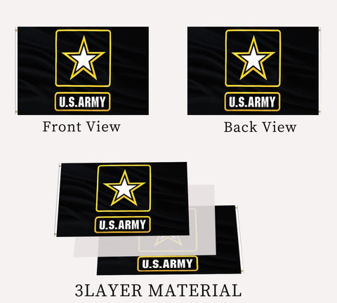 ARSOF US Army flag 3x5 double-sided design for clear visibility from both sides.