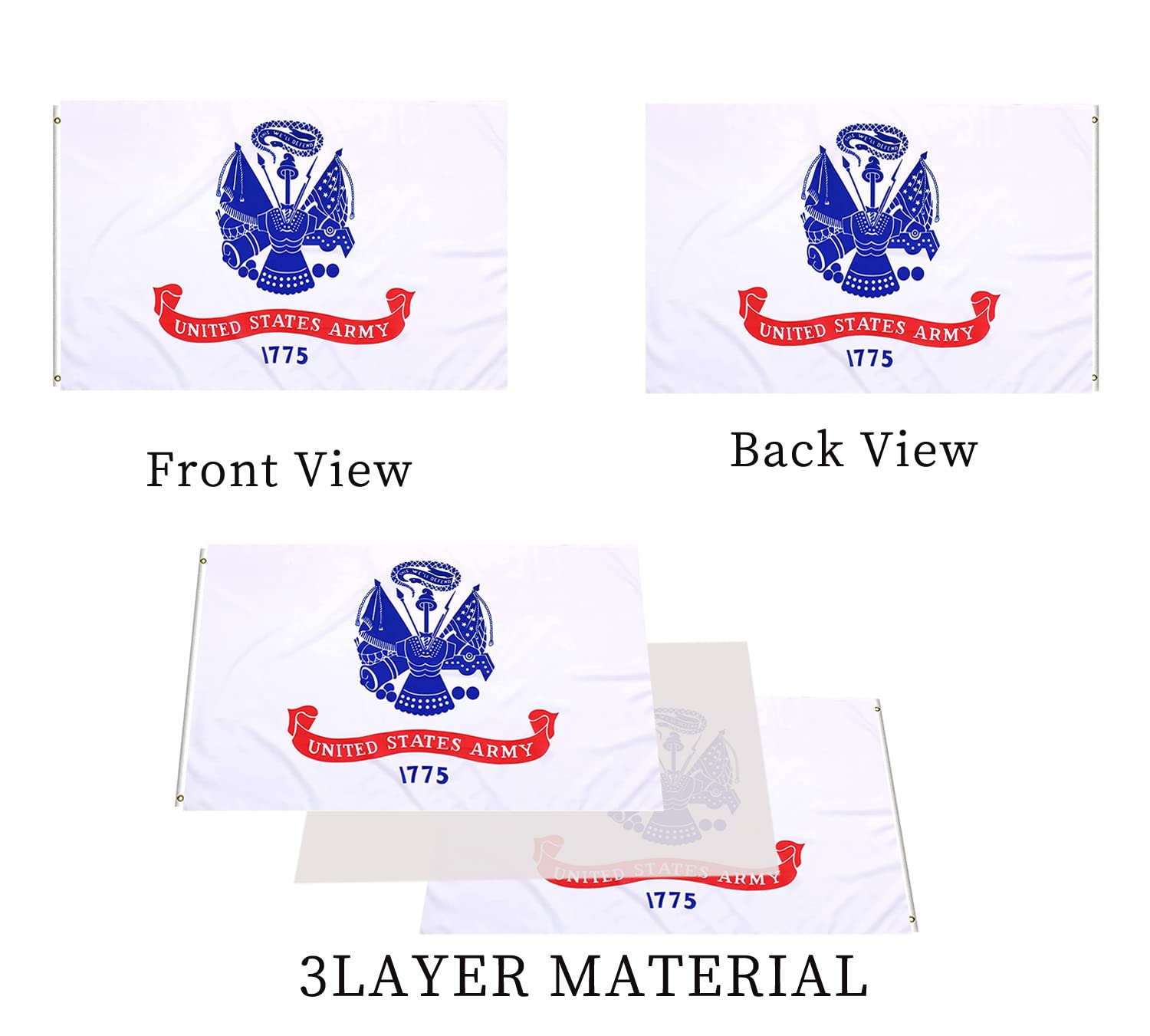 ARSOF flag with UV-resistant inks for lasting brightness outdoors