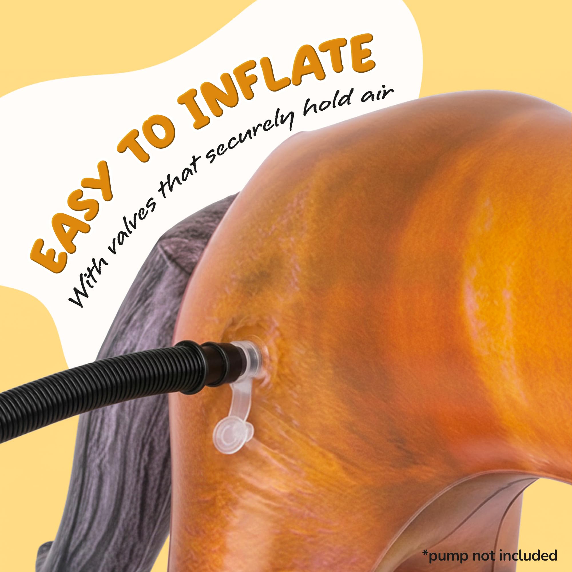 ArtCreativity horse prop stands upright for easy setup
