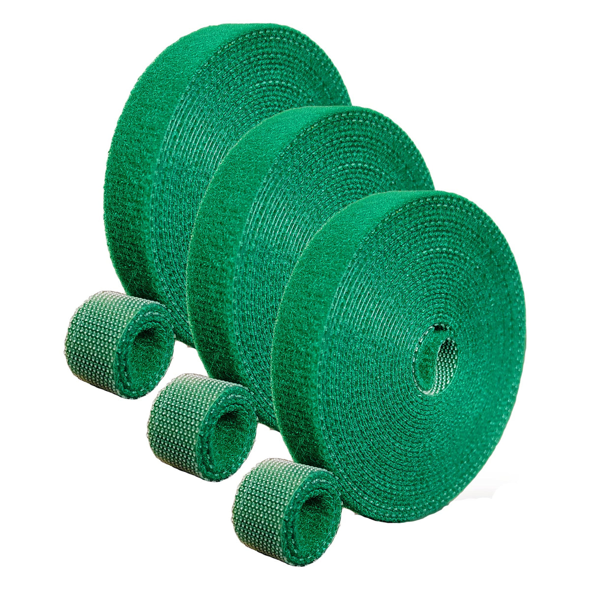 ArtFamy Green Garden Ties three-roll pack provides versatile support for climbing plants.