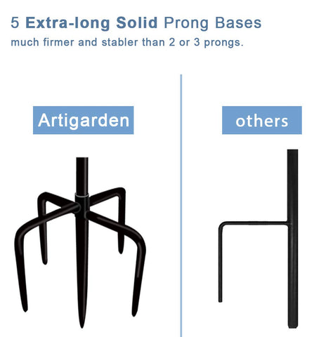 Artigarden adjustable-height hanger for flexible placement at 92, 76, 60, or 44 inches.