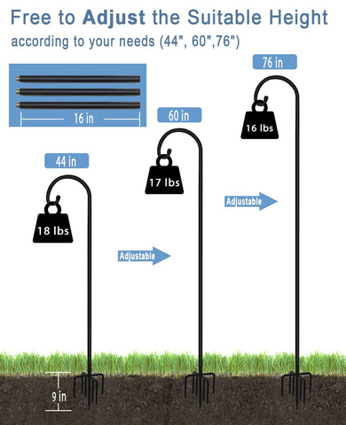 Artigarden bird feeder hanging setup for versatile outdoor displays.