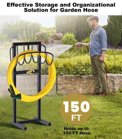 Artigarden compact design saves space while organizing hoses.
