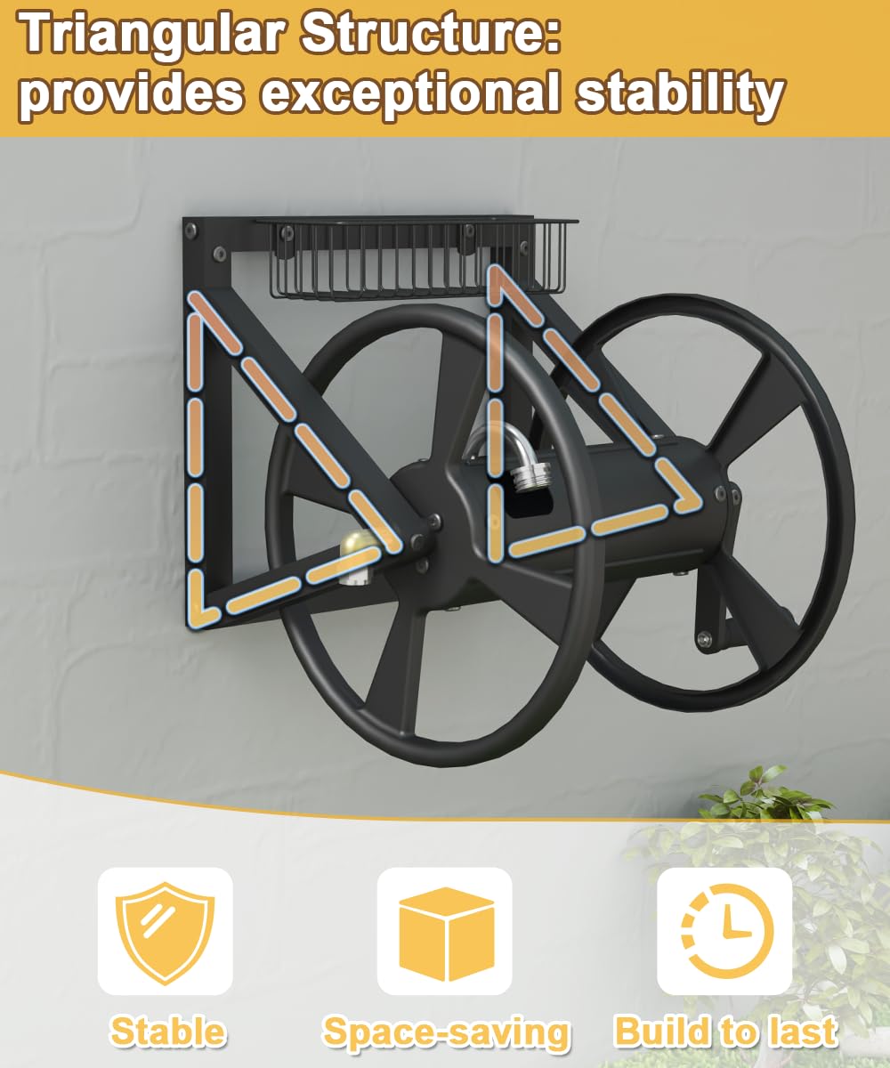 Artigarden compact wall-mount design saves space in any garden.