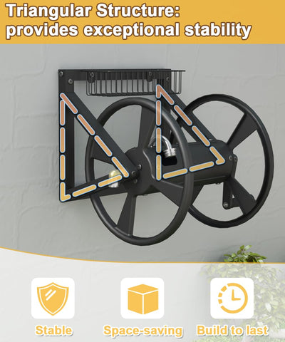 Artigarden compact wall-mount design saves space in any garden.