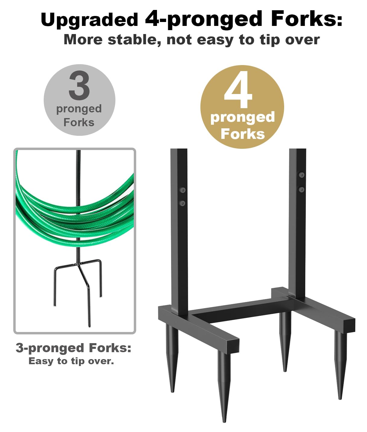 Artigarden freestanding design saves space in outdoor storage.