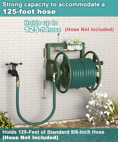 Artigarden detachable storage basket keeps nozzles and gloves organized.