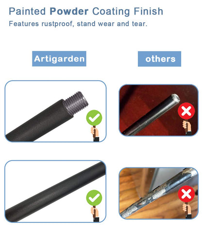 Artigarden ideal for lighting, feeders, planters, and decorative accents outdoors.