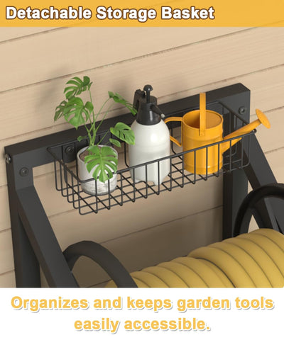 Artigarden smooth hose winding reduces tangles during watering.