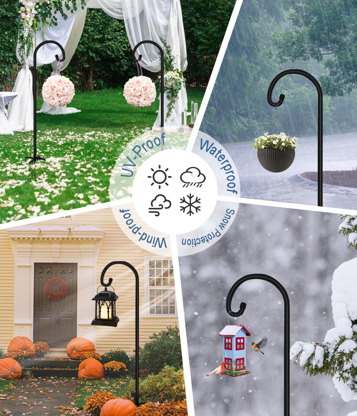 Artigarden compatible with solar lights for evening ambiance.