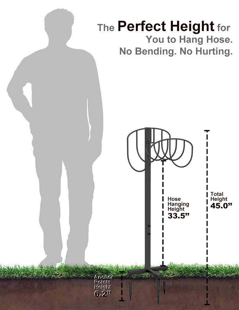 Artigarden stand with three anchor points ensuring stable placement outdoors