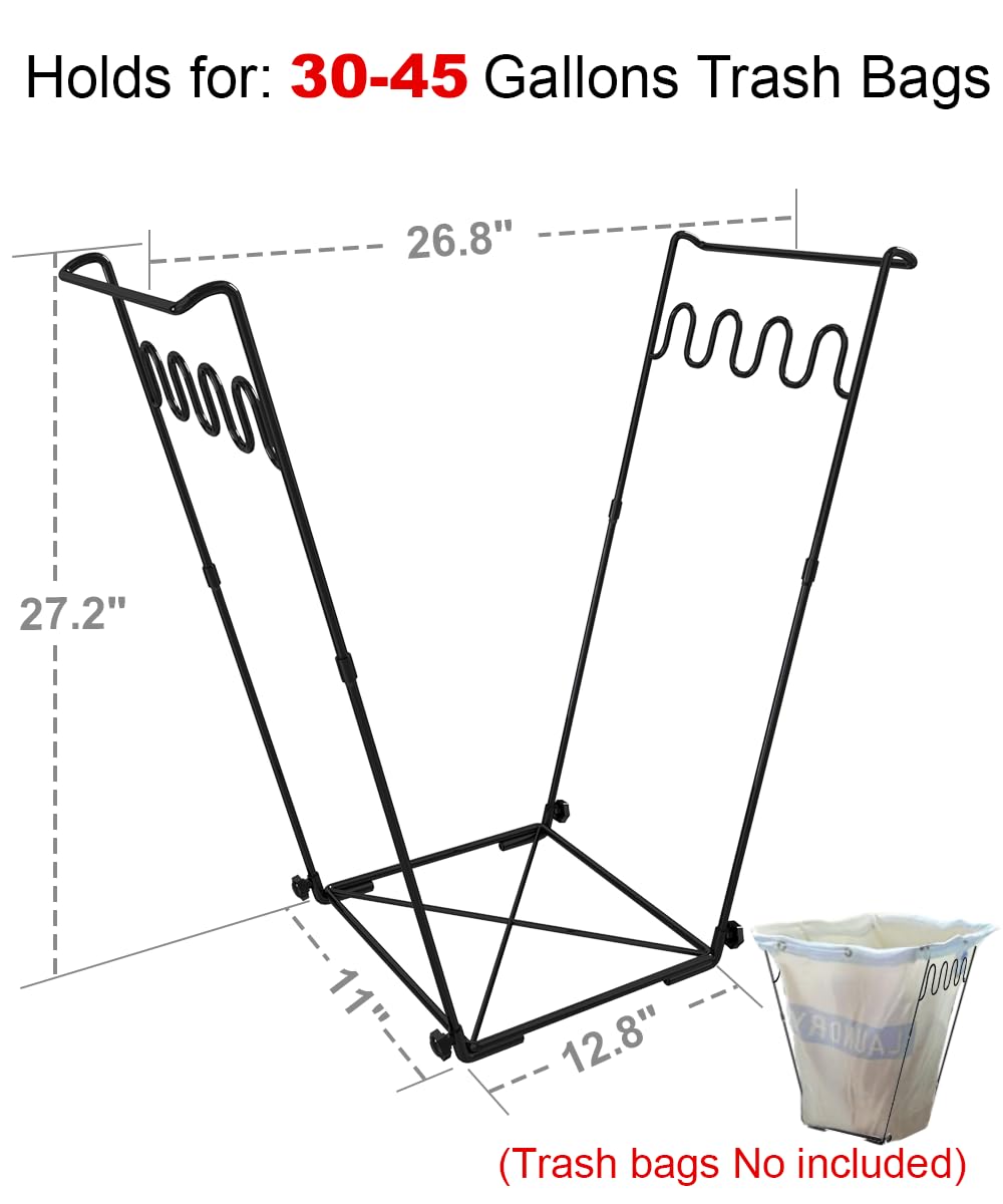 Artigarden trash bag holder frame easy assembly saves time during outdoor tasks